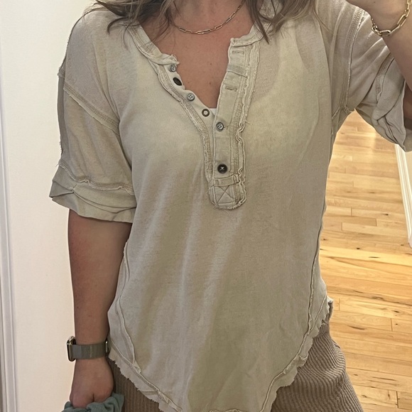 3/$60 Free People Tee - Picture 6 of 6